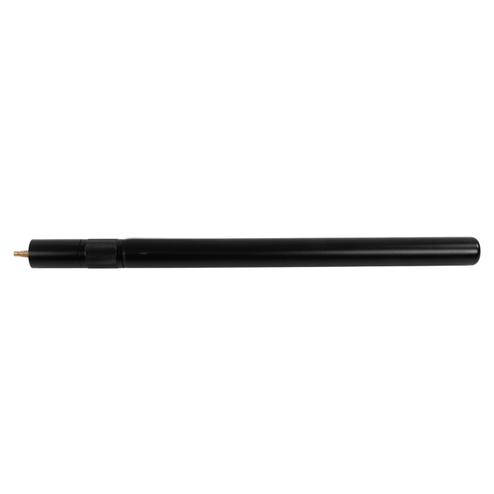 17 Inch Aluminum Alloy Pool Cue Extender Telescopic Billards Stick Lengthening ExtenderBlack