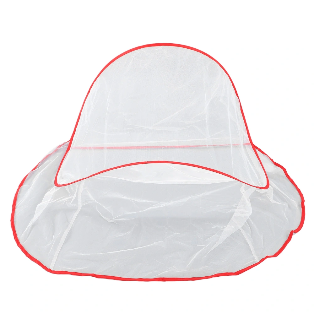 Folding Mosquito Proof Net Cover Round Shape Breathable Camping Head Mosquito Net for Outdoor Use