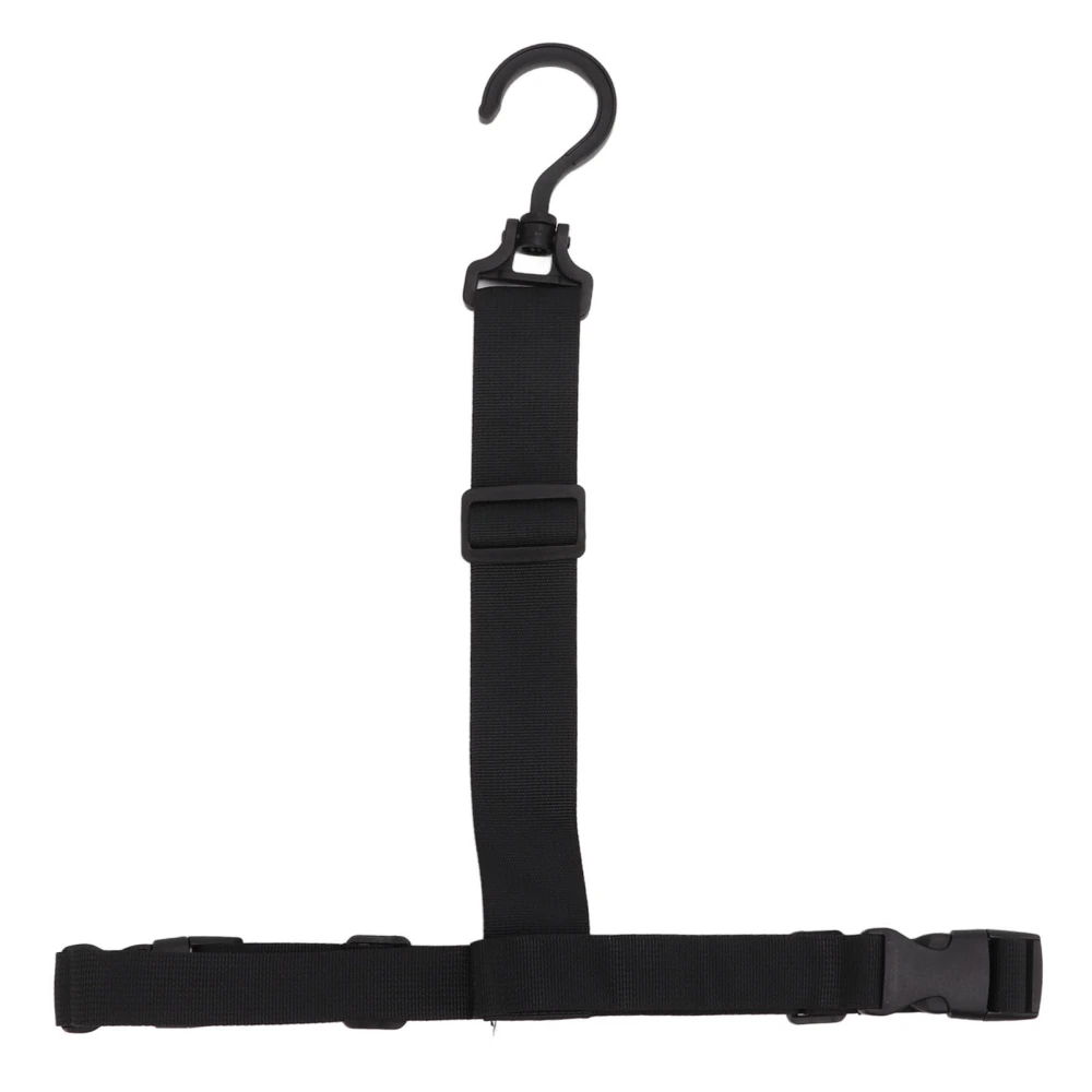 Outdoor Fishing Wader Boot Hanger 360° Rotating Buckle Adjustable Wader Boots Strap for Fishing