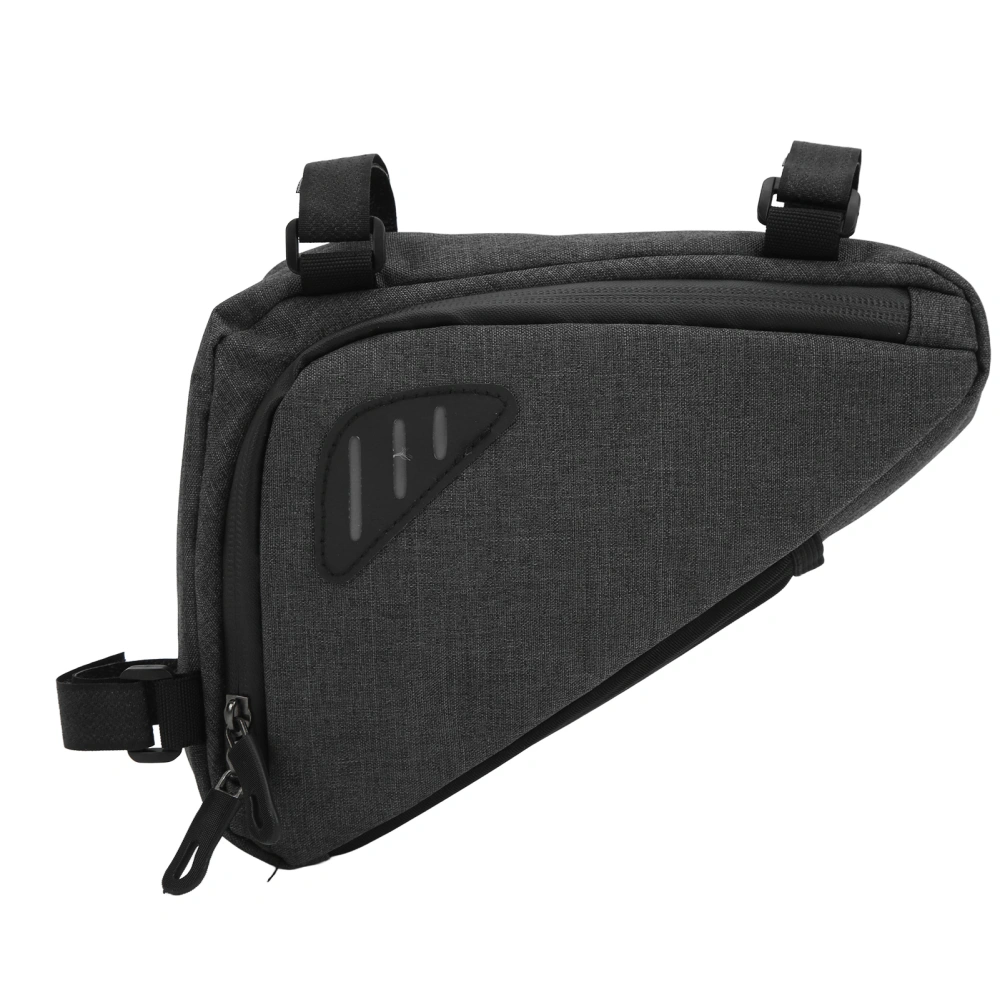 Bicycle Triangle Frame Bag Large Capacity Waterproof Bike Triangle Saddle Frame Pouch for Outdoor Sports Riding