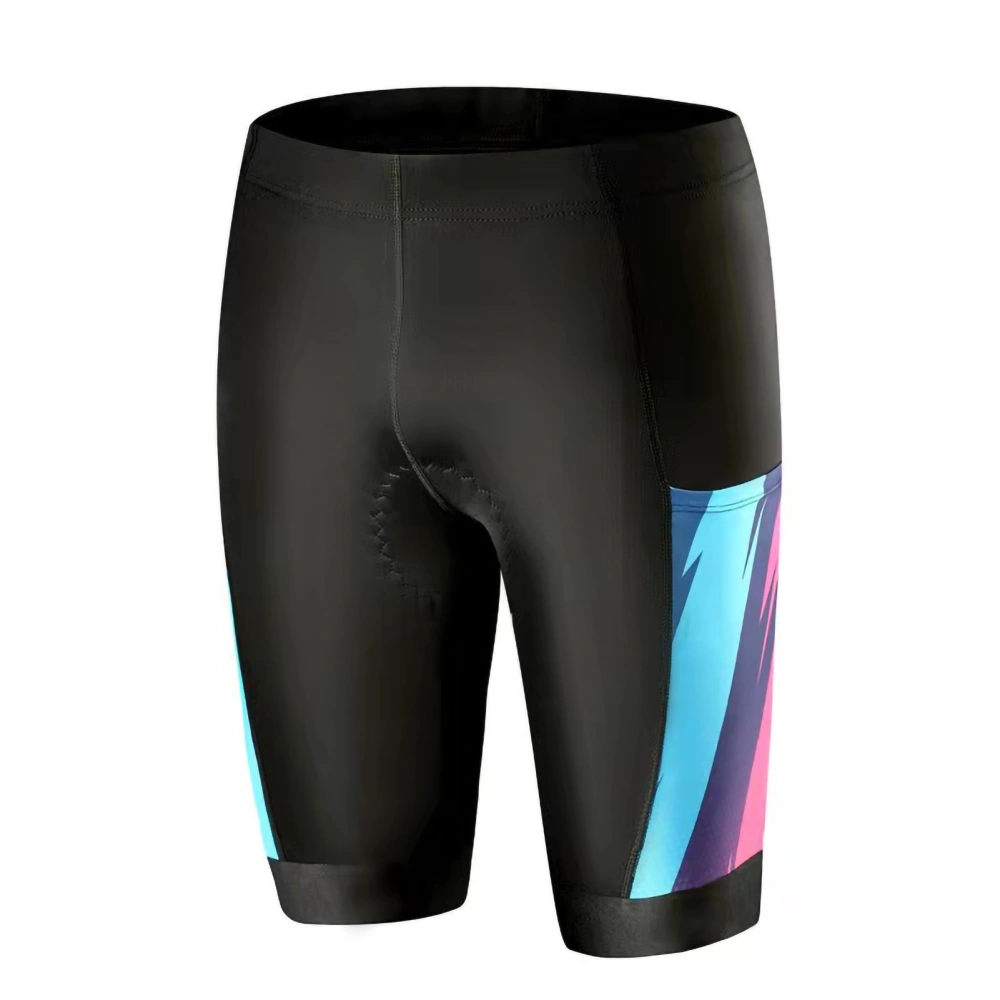 BuyWeek Cycling Pants Biking Shorts Cycle Wear Clothes with Printing Pocket for Men Summer RidingS