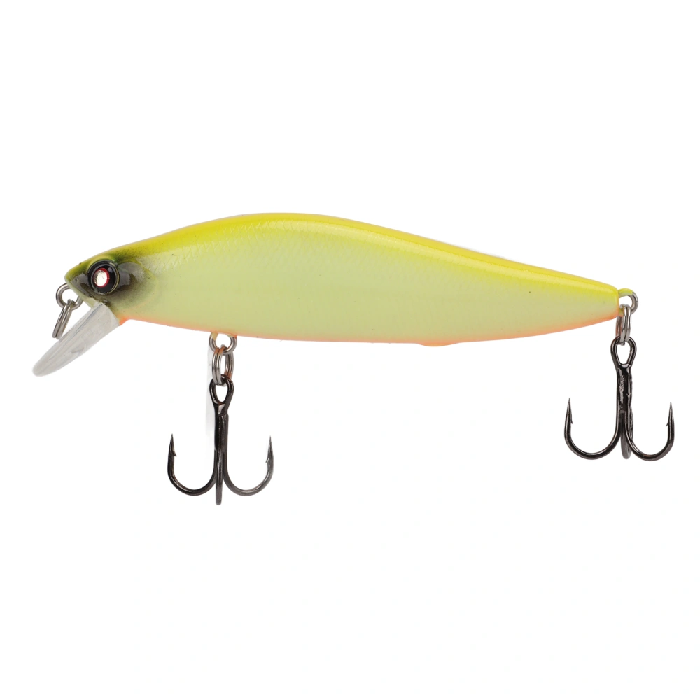 BuyWeek 10g Minnow Lure Anti Corrosion Fishing Hard Bait Artificial Fishing Tackles with 2 Barb HooksNo. 5