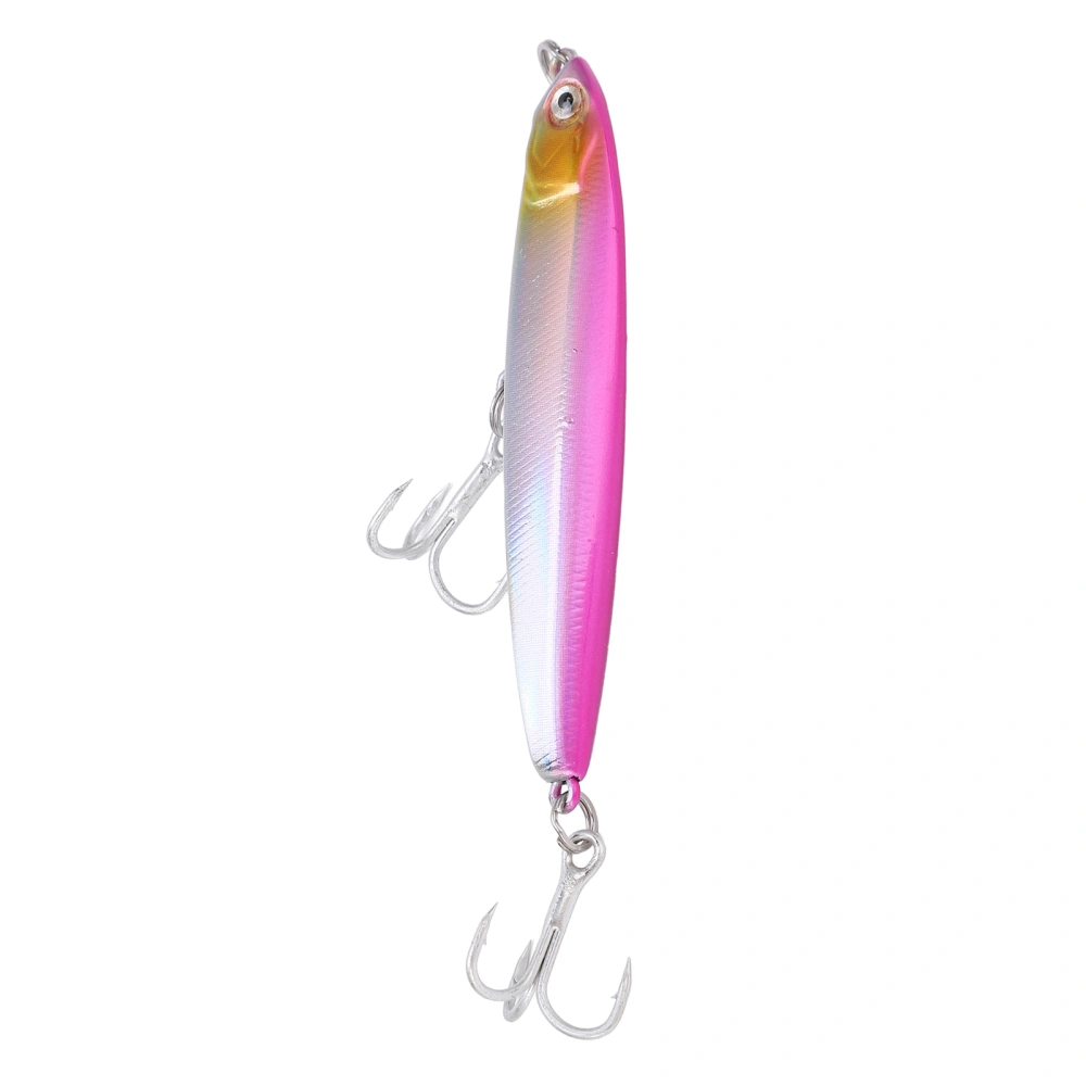 14g Minnow Lures Hard Bait with Two Hook 3D Eyes Artificial Lures Fishing Swimbaits for Saltwater#4