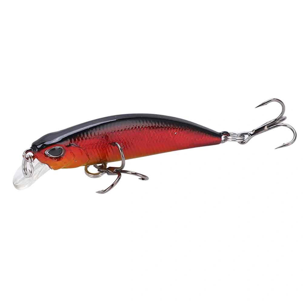 BuyWeek 5cm Hard Artificial Minnow Fishing Bait 3D Lifelike Eyes Floating Wobbler Fishing Lures#1