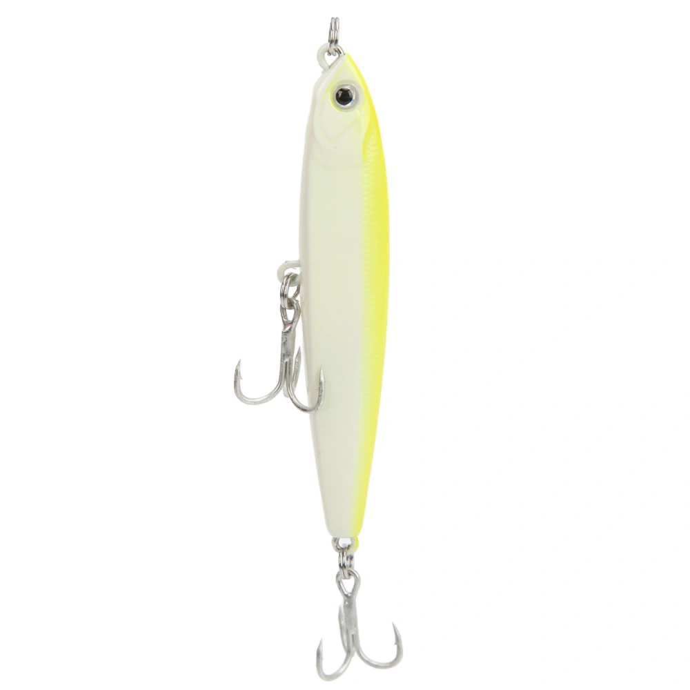 BuyWeek 10g Artificial Minnow Baits Anti Corrosion Fishing Hard Lures Baits Fishing Tackles with 2 Barb HooksNo. 3