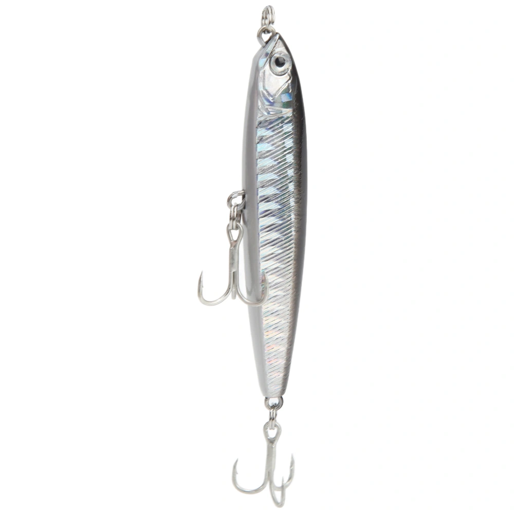 BuyWeek 10g Artificial Minnow Baits Anti Corrosion Fishing Hard Lures Baits Fishing Tackles with 2 Barb HooksNo. 4