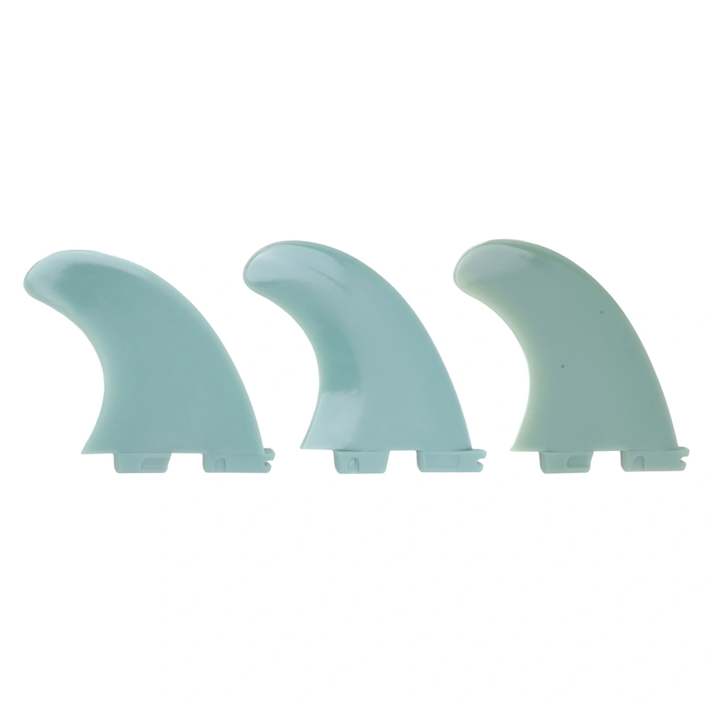 3pcs Surfboard Fins PVC Surfing Thruster Fin Set for Longboard Paddleboard Tail Accessories