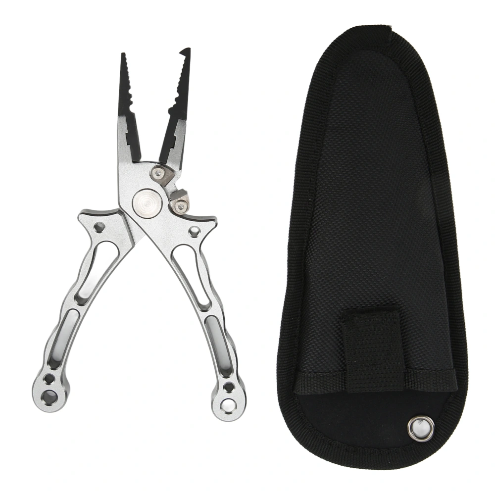 Aluminum Alloy Fishing Pliers Multifunctional Fishing Hook Remover Pliers Line Cutter