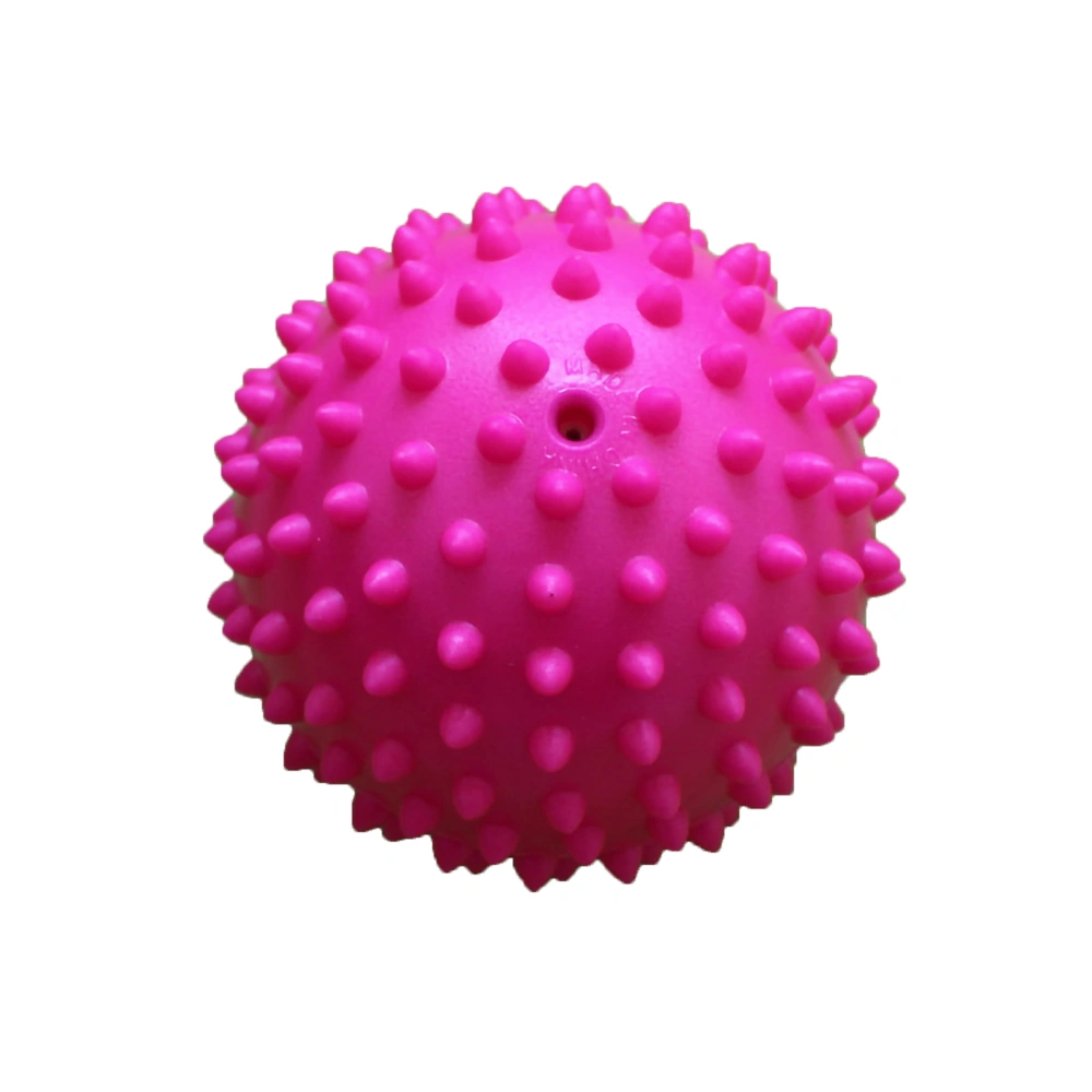 7.5cm PVC Spiky Hard Massage Ball Trigger Point Sport Hand Foot Pain Fasciitis RelieverPink