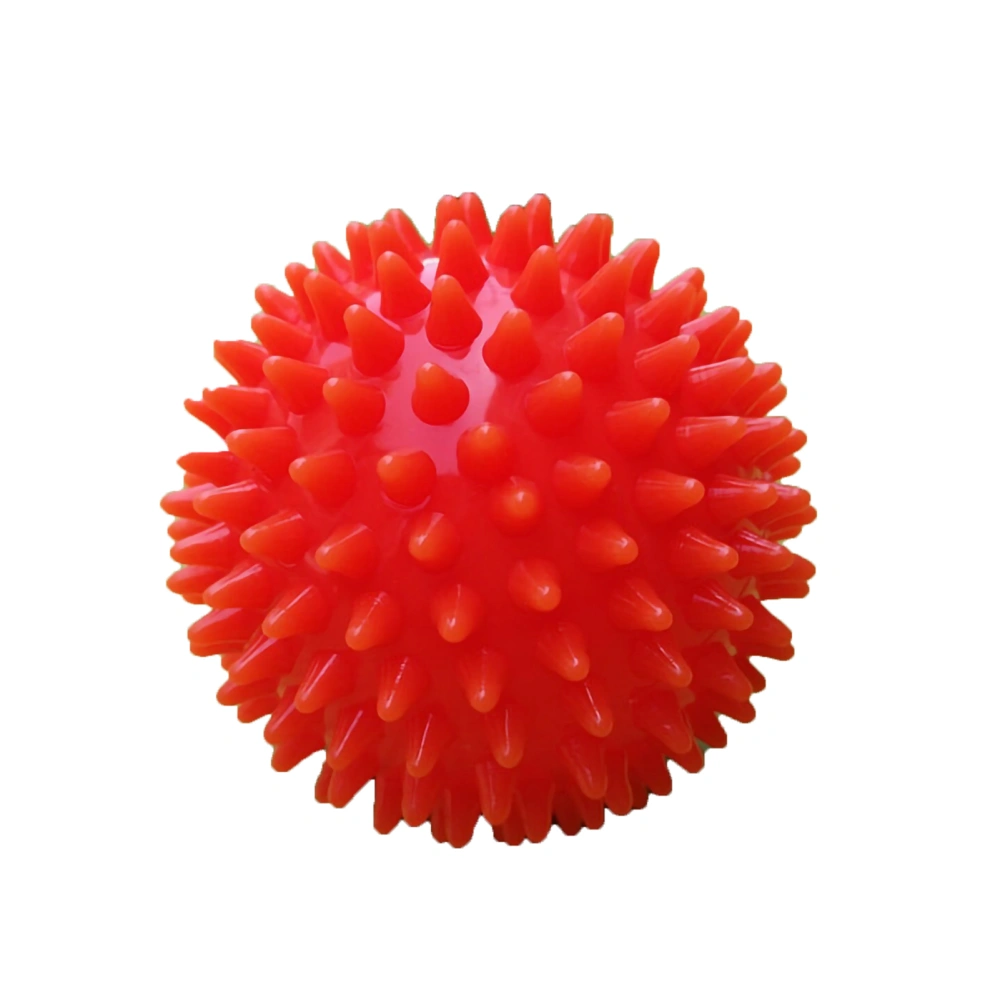 7.5cm PVC Spiky Hard Massage Ball Trigger Point Sport Hand Foot Pain Fasciitis RelieverOrange