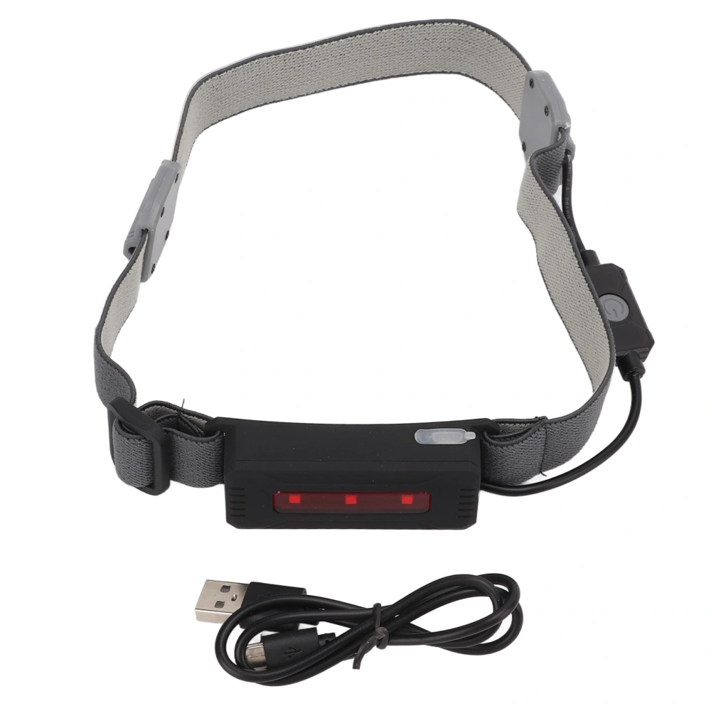 COB Headband Light Mini Rechargeable Portable USB Headlamp for Outdoor Cycling and Running