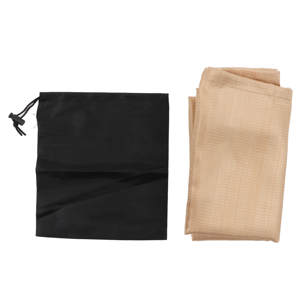 Flame Retardant Cloth Heat Insulation Fireproof Fiber Blanket for Outdoor Camping Barbecue100x80cm