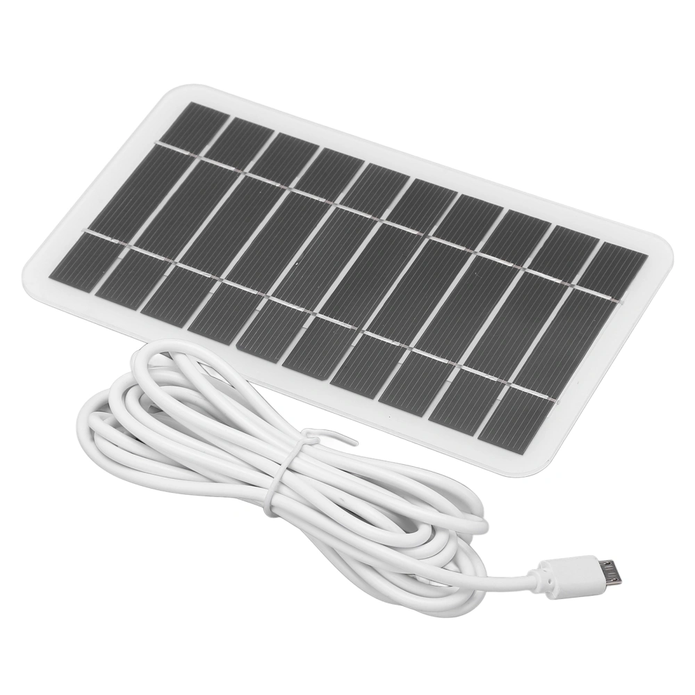 BuyWeek 2W 5V Solar Panel Charger Portable USB Solar Charger Polysilicon for Mobile Phone Low Power Electrical Appliances