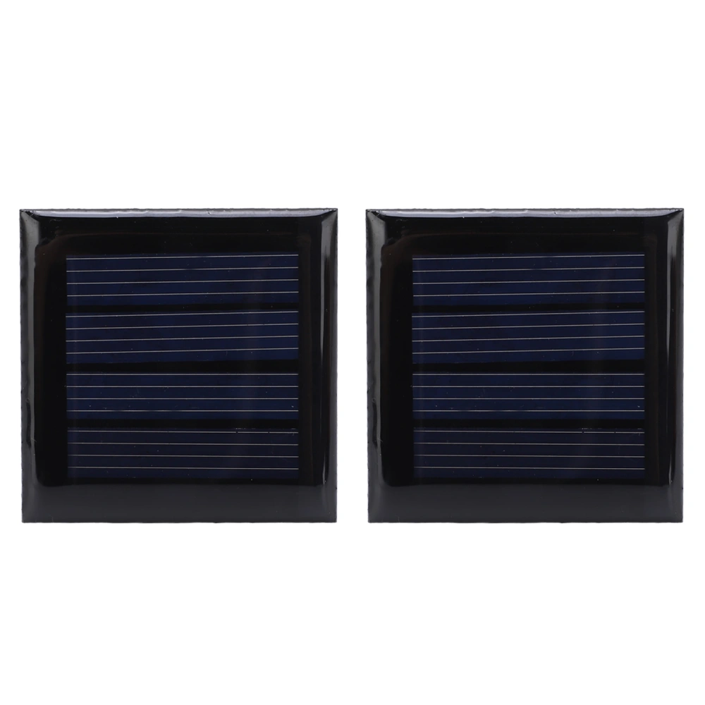 BuyWeek 2pcs 2V 210mA Micro Solar Panels Mini Solar Cells DIY Electric Toy Materials Photovoltaic Cells Charger 40x40mm/1.6x1.6in