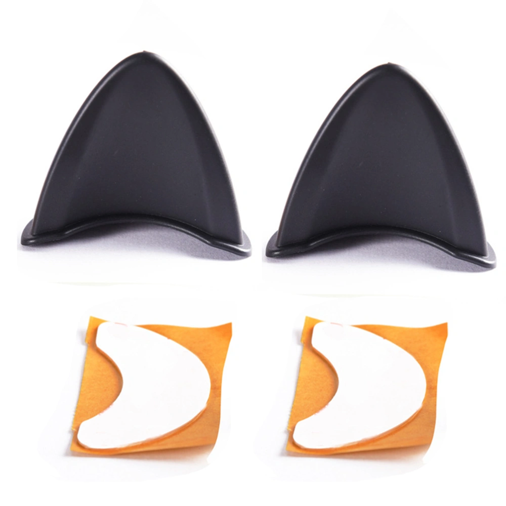 BuyWeek 2Pcs Silicone Cat Ears with Tapes Cute Helmet Accessories for Helmet Ski Helmet Motorcycle Helmet (Helmet Not Included)