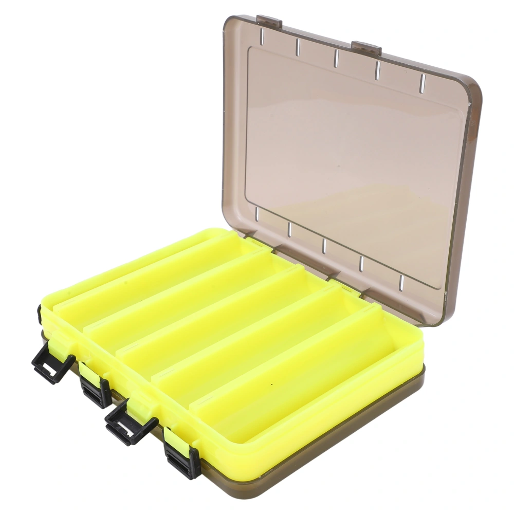 Portable Double Sided Lure Box Wear Resistant Plastic Shrimp Storage Case for Fishing