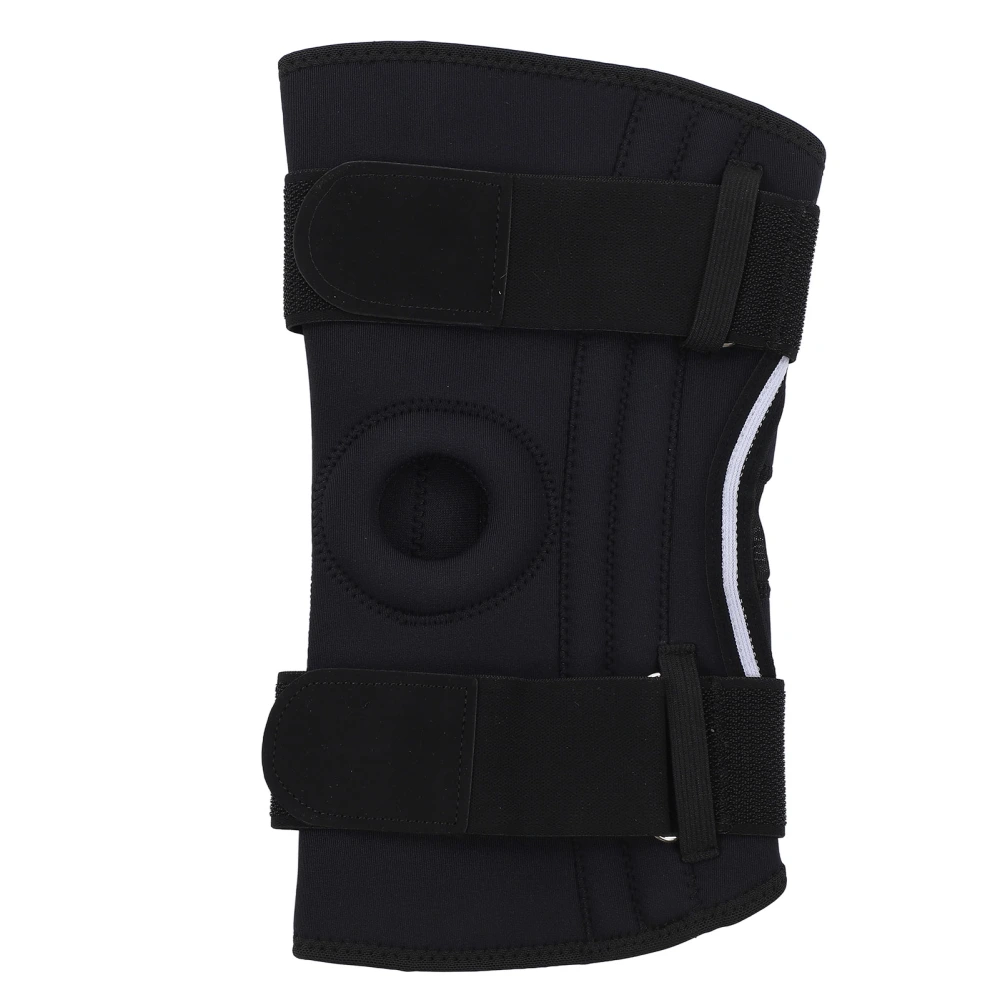 Knee Brace with Side Stabilizers Adjustable Compression Knee Support Brace for Men Women Joint Pain ReliefXL