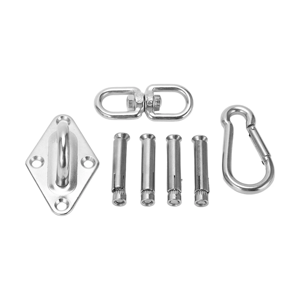 Hammock Chair Ultimate Hanging Kit with Door Buckle Carabiner Rotating Ring Expansion Screw