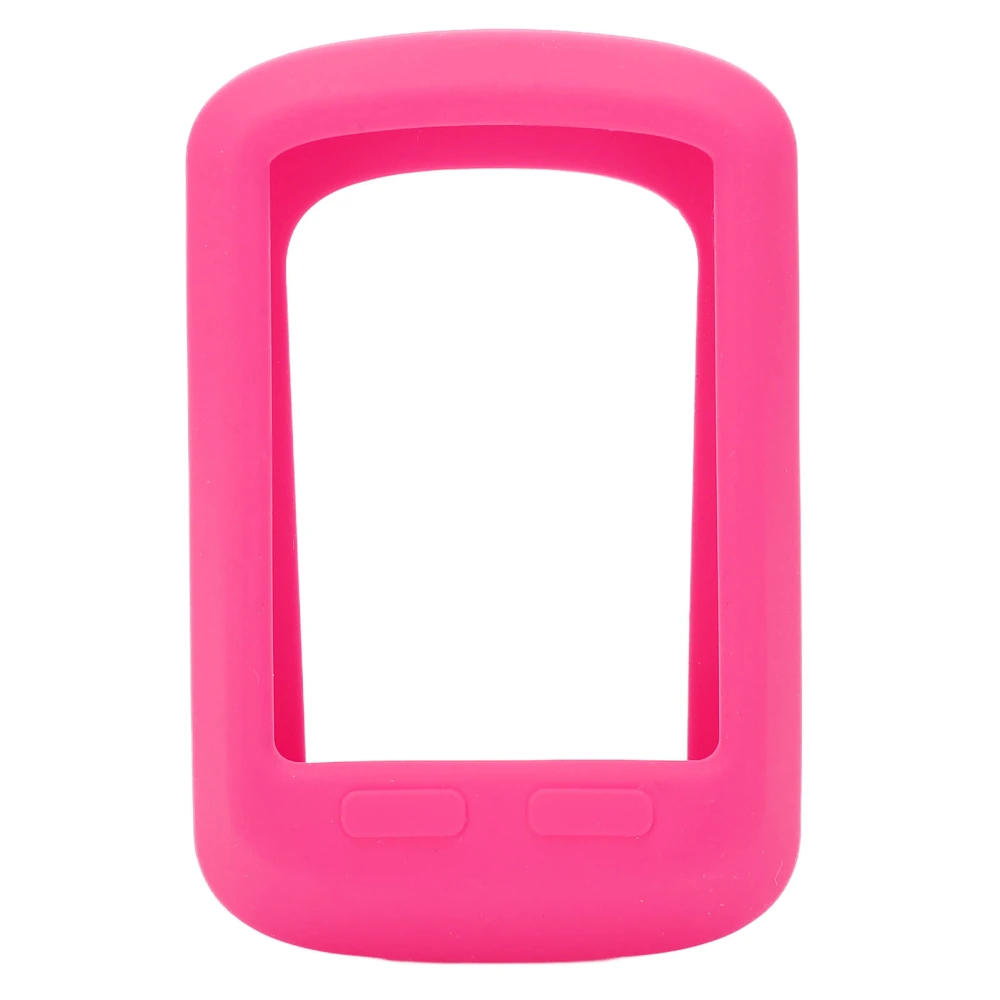 Bike Computer Silicone Covers Bike Computer Protective Silicone Cases with HD Film for Bryton420Pink