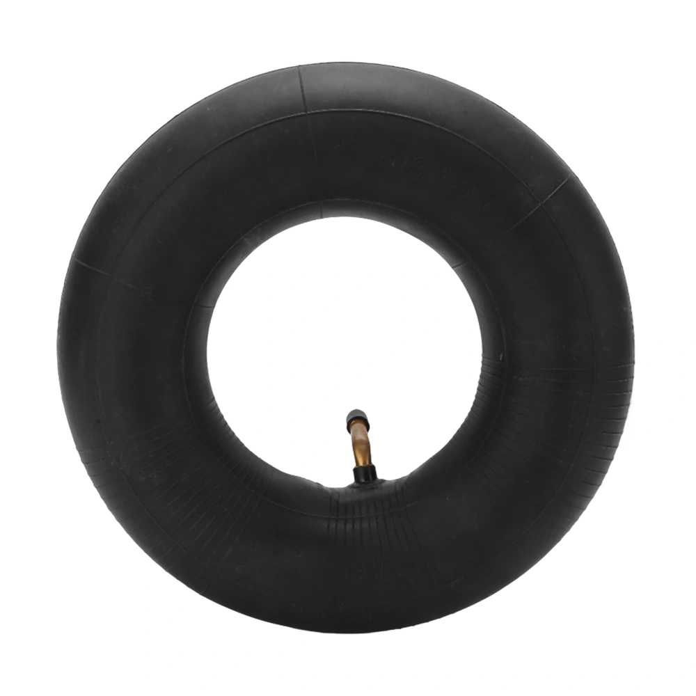 BuyWeek 4.10/3.50‑4 Rubber Inner Tube Strong Shock Absorption Bent Valve Inner Tube for Lawn Mowers