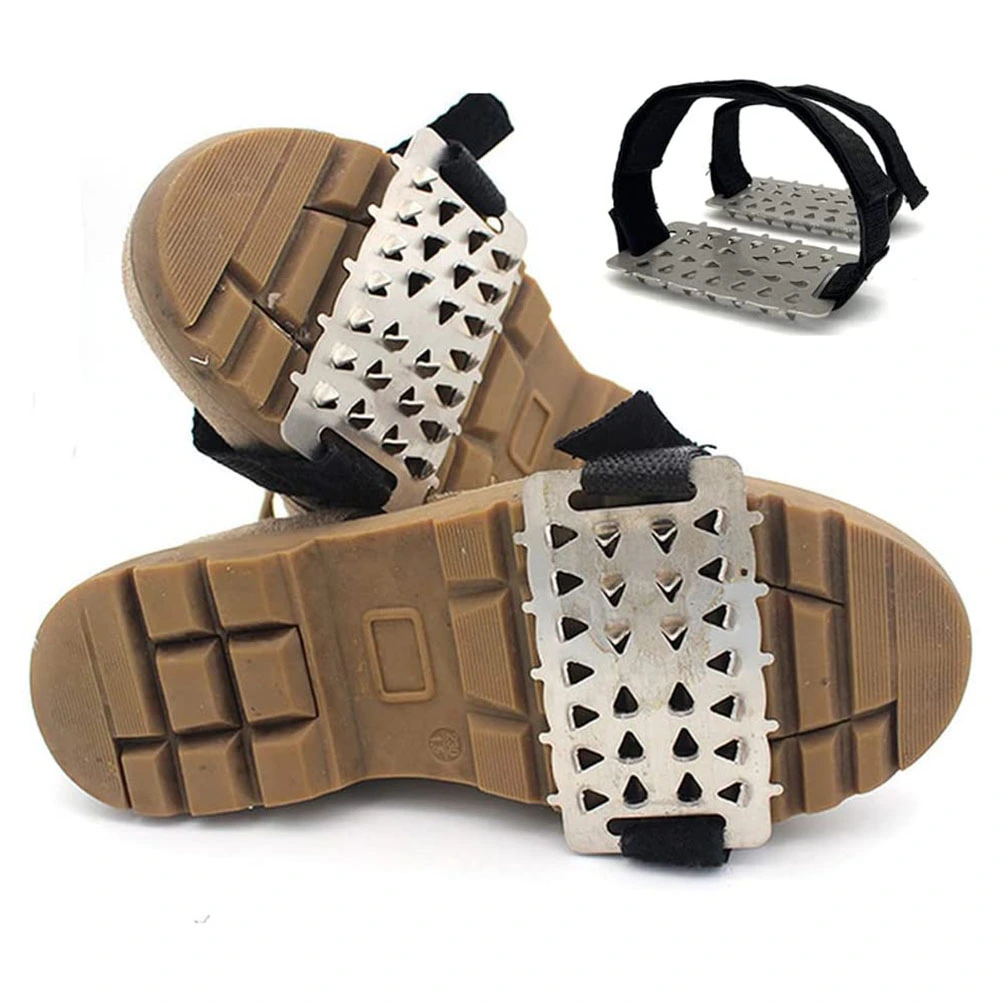 Ice Crampons Non Slip Ice Traction Cleats 26 Spikes Ice Cleats Shoes Boots Grips for Outdoor Walking on Snow and Ice Hiking Climbing Fishing