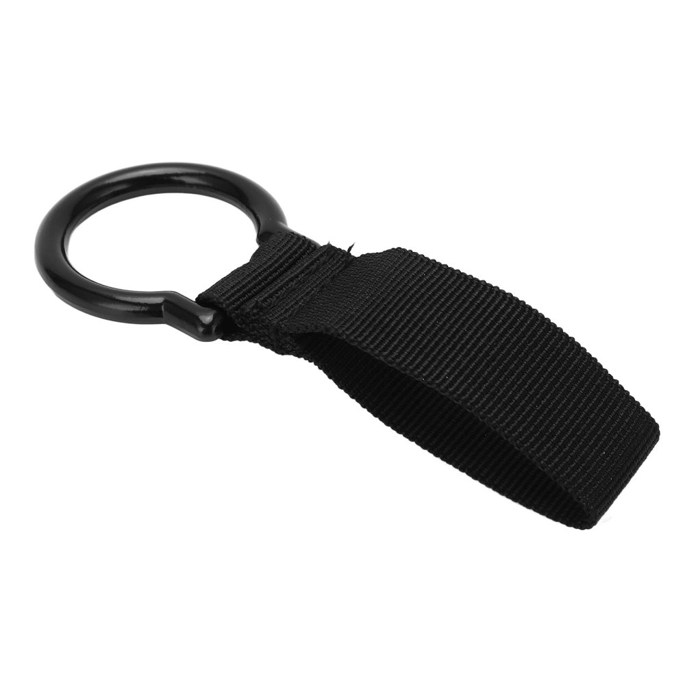 Nylon Flashlight Metal Ring Support Detachable Outdoor Torch Ring Holder for Camping