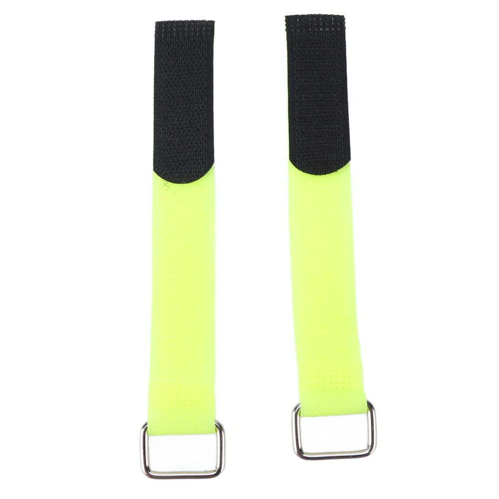 2Pcs Fastening Straps Nylon 20x200mm Adjustable Elastic Bicycle Fixed Organizer BeltYellow