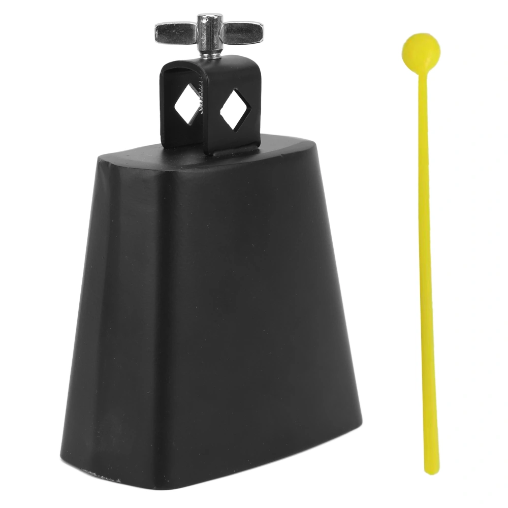 Cow Bells Instrument Metal High Durability Glossy Edge Wide Application Cowbell Noise Makers for Home Party Wedding