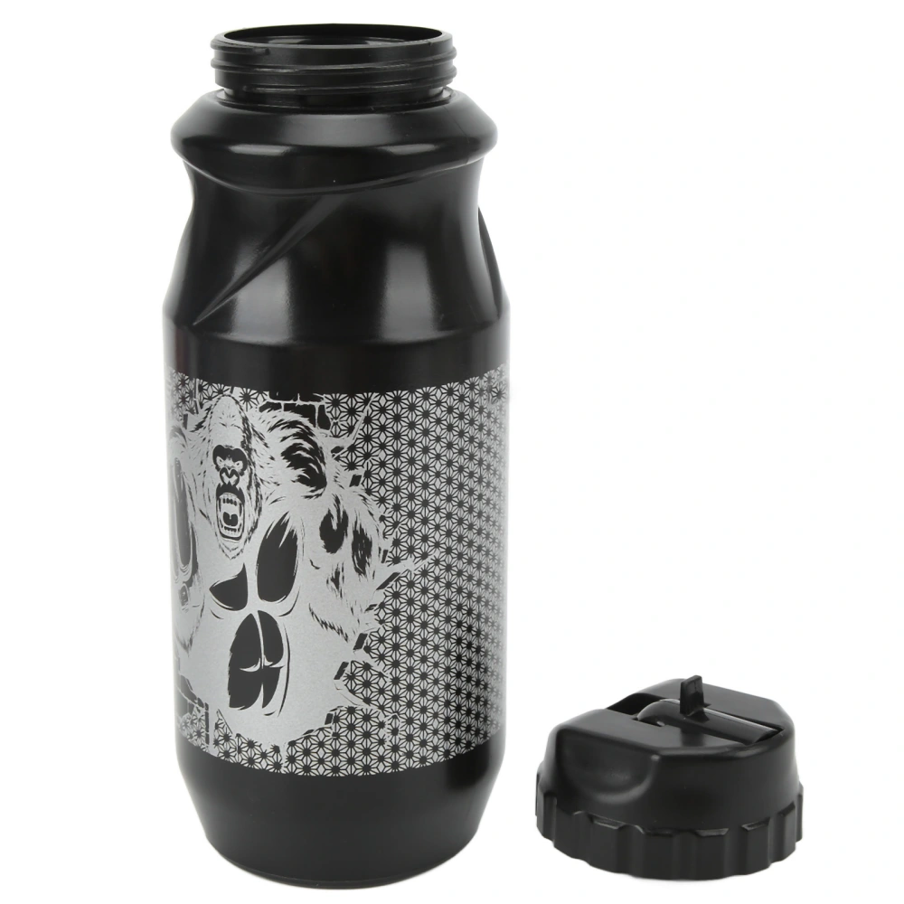 ENLEE 650ml Bicycle Water Bottle BPA Free Water Leak Proof Mountain Bike Water Bottle for OutdoorBlack