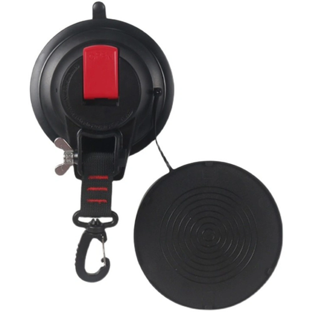 Heavy Duty Suction Cup with Hooks Car Camping Tie Down Suction Cup for Awning Boat Camping Trap