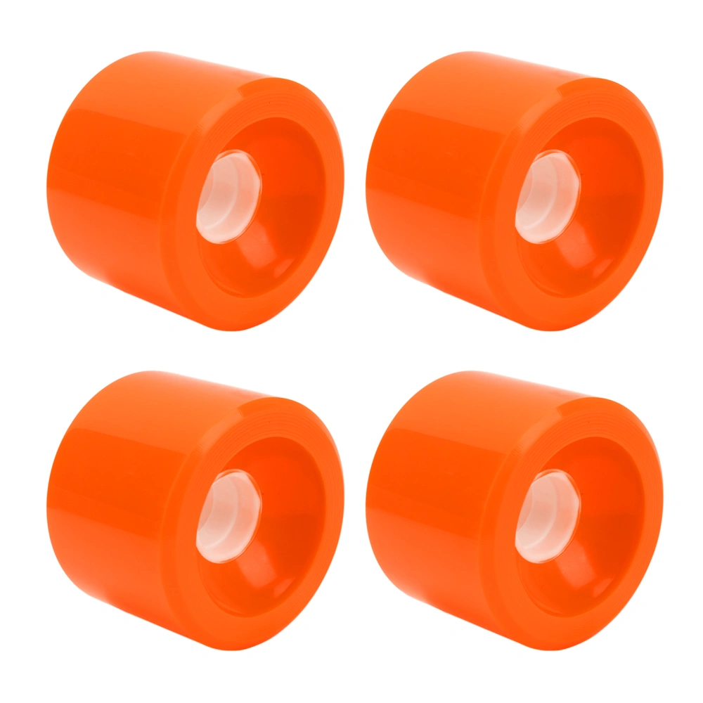 4Pcs Scooter Wheels Balanced Safe Riding Strong Grip Durable Without Cracking Scooter AccessoriesOrange