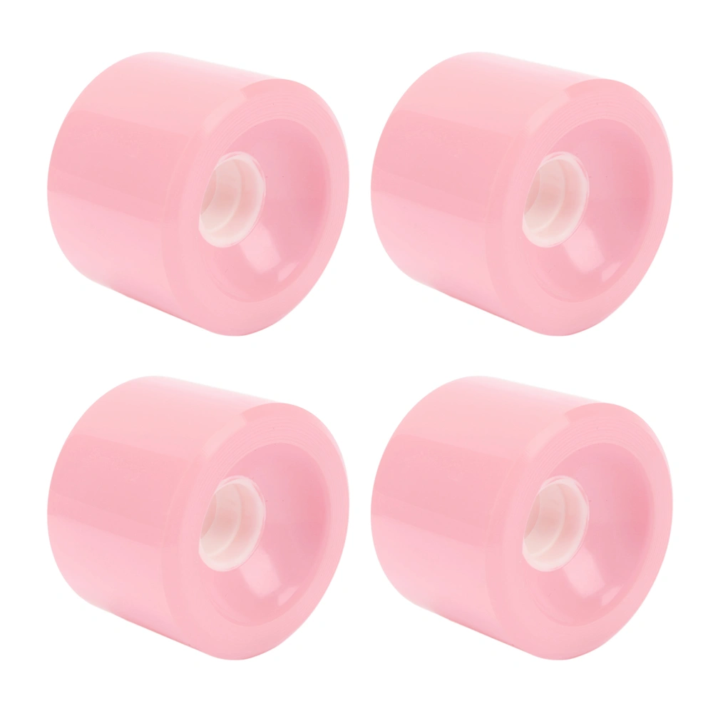 4Pcs Scooter Wheels Balanced Safe Riding Strong Grip Durable Without Cracking Scooter AccessoriesPink