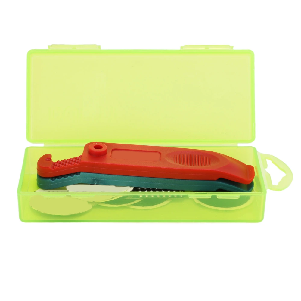 BuyWeek DUUTI Mountain Bike Tire Repair Tool Kit Translucent High Intensity Glue Free Tire Repair ToolGreen