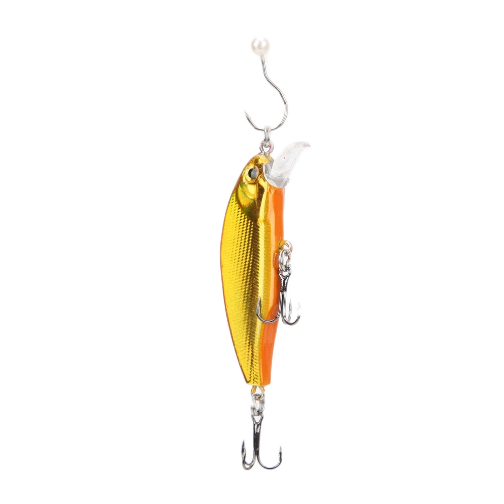 Fishing Lures Baits Mini Deep Diving 3D Eyes Minnow Fishing Lures Crankbaits for Freshwater4#