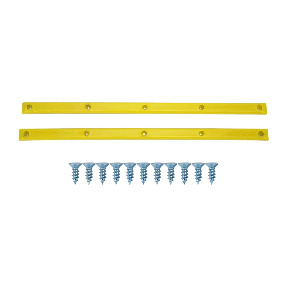 BuyWeek Rib Bones Rails Wear Resistant Durable Stable Flexible Glossy Appearance Longboard Rails Ribs BonesYellow