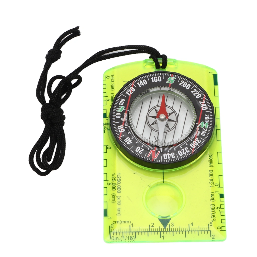 BuyWeek DC361 Map Reading Compass Lightweight Orienteering Compass for Hiking Backpacking