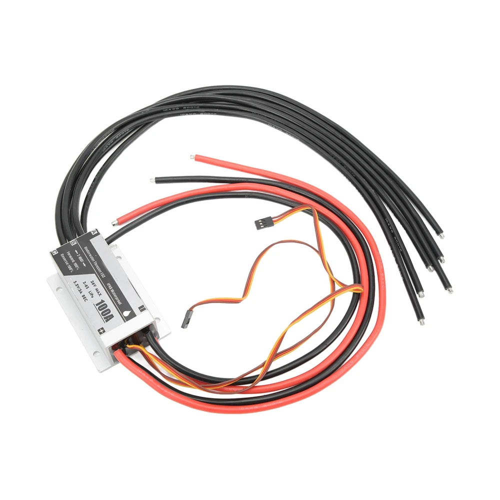 RC Waterproof 100A Brushless ESC 2 Way 5.5V 3A BEC Electric Speed Controller for RC Boat Drone