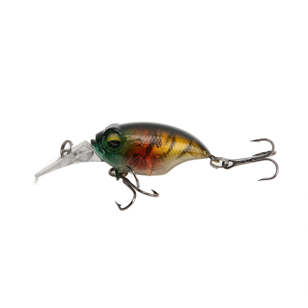 BuyWeek Mini Fishing Lure Lifelike Micro Fishing Plastic Trolling Bait for Freshwater Saltwater4#