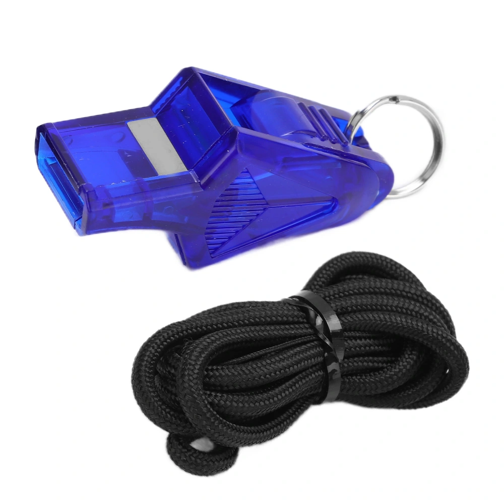 Referee Whistle Sturdy Durable Resounding Crisp Portable Sound Whistle for Competitions and SportsDark Blue