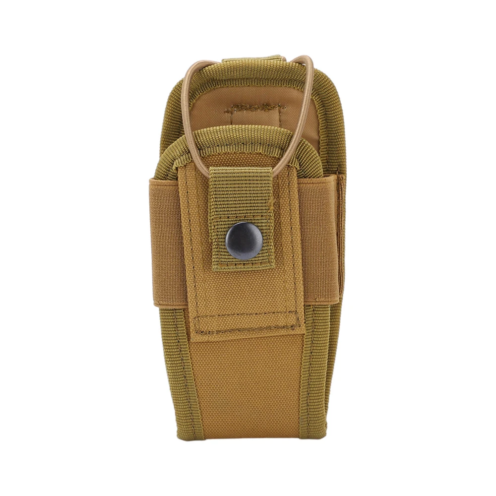 BuyWeek Multifunctional Radio Walkie Talkie Pouch Case Oxford Cloth Belt Interphone Holster BagSoil Color