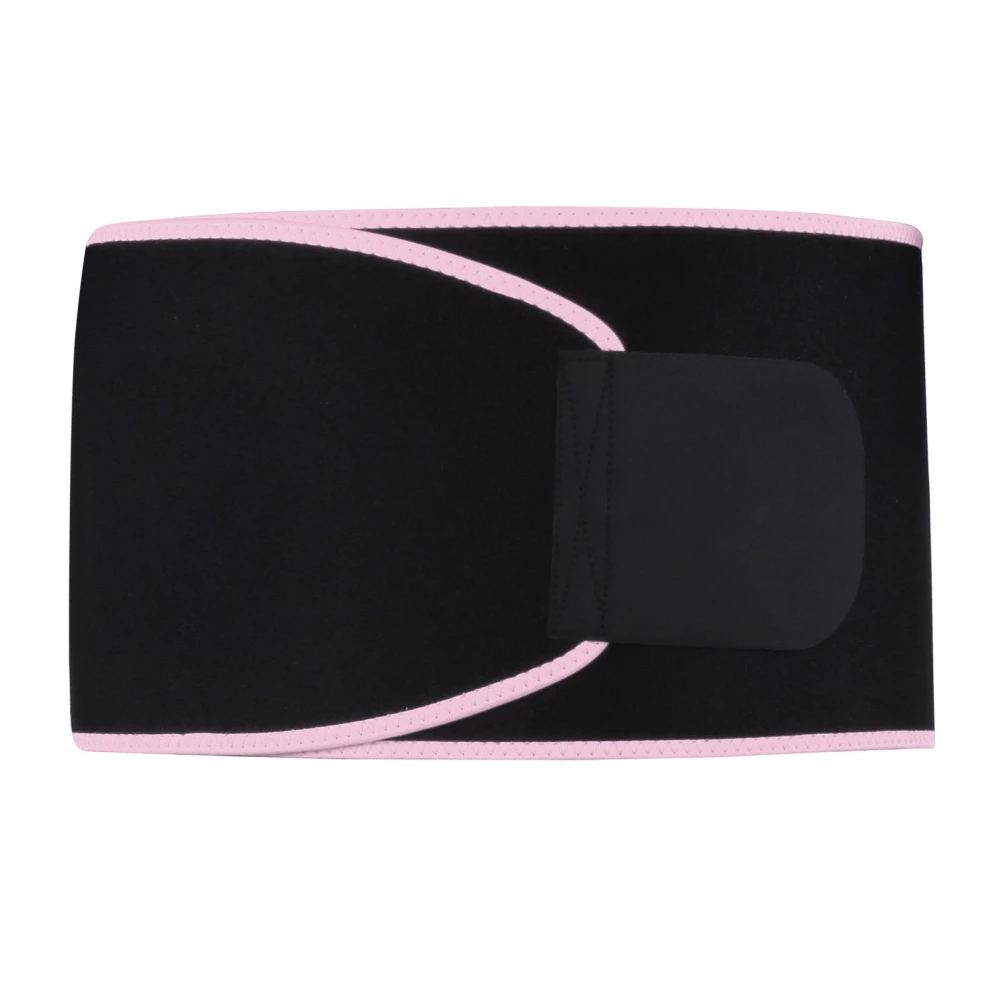 BuyWeek Waist Trainer Belt Adjustable OK Cloth Neoprene Composite Women Slimming Belly Band Shaper for SportsPink Black