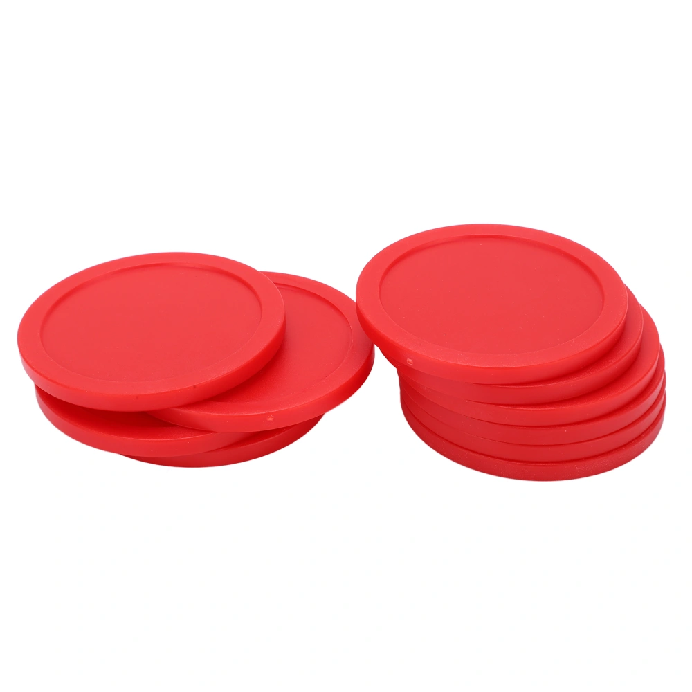 10pcs 64mm Ice Hockey Table Pucks Replacement Round Table Hockey Pucks for Practicing and Training