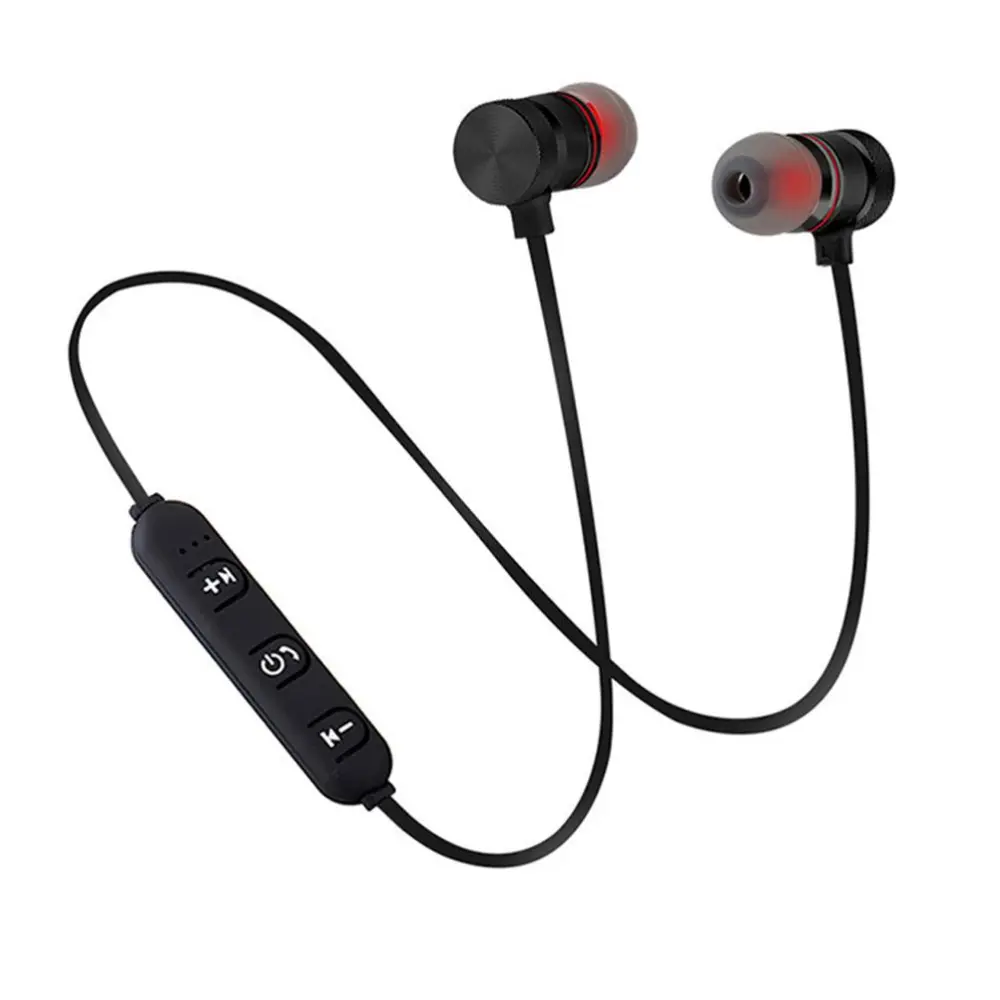 BuyWeek Magnetic Neckband Bluetooth Headset M9 Bluetooth 4.2 Wireless Sport Headset In Ear Noise Reduction Sweatproof Hands Free Driving Calls Headphones