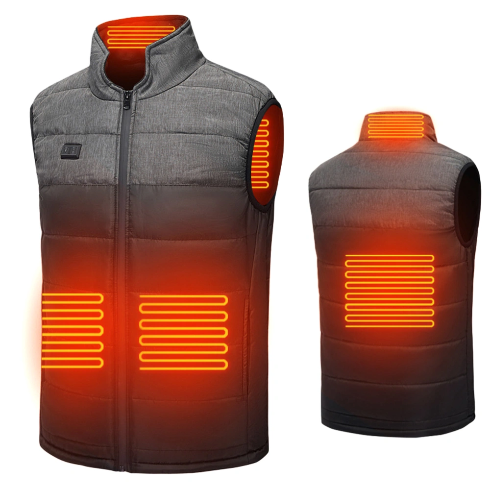 USB Heated Vest for Men and Women 3 Temperature Adjustable Electric Heating Vest for Outdoor Sports