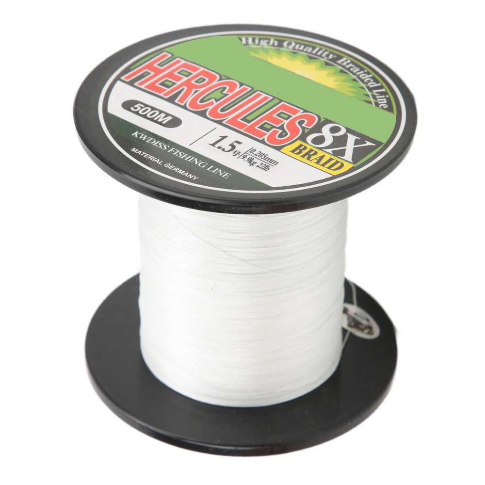 BuyWeek PE Fishing Line Carp Corrosion Resistance Braided Line 500m for Freshwater Saltwater FishingNO. 1.5 White