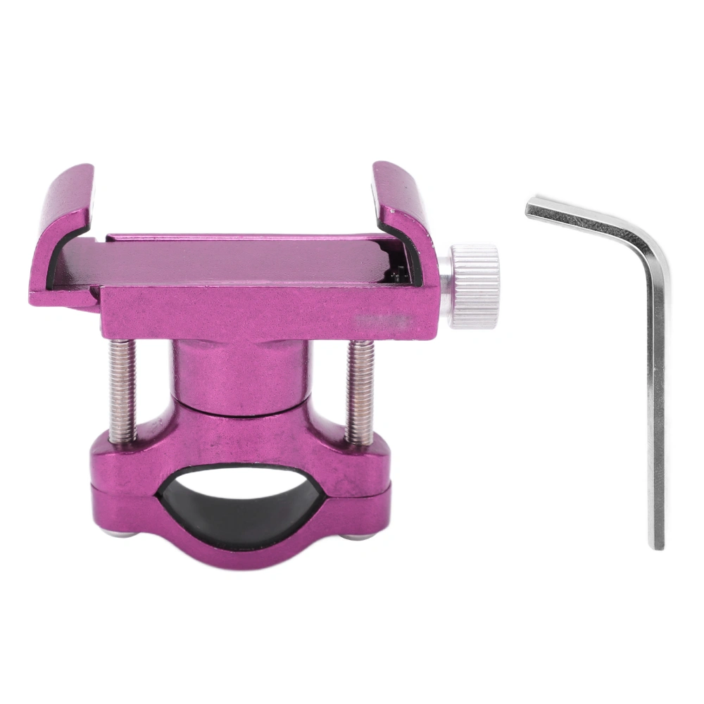 Bike Phone Mount Aluminum Alloy Heavy Duty Bike Phone Holder with Hex Wrench for Bicycles Motorcycles ScootersPink