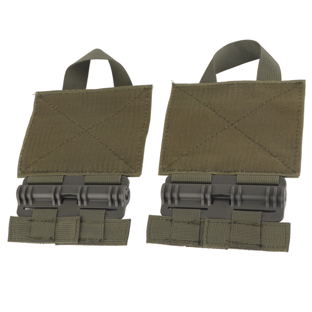 2pcs Outdoor Quick Release Cummerbund MOLLE Removal Buckle Nylon Portable Quick Removal Buckle SetGreen