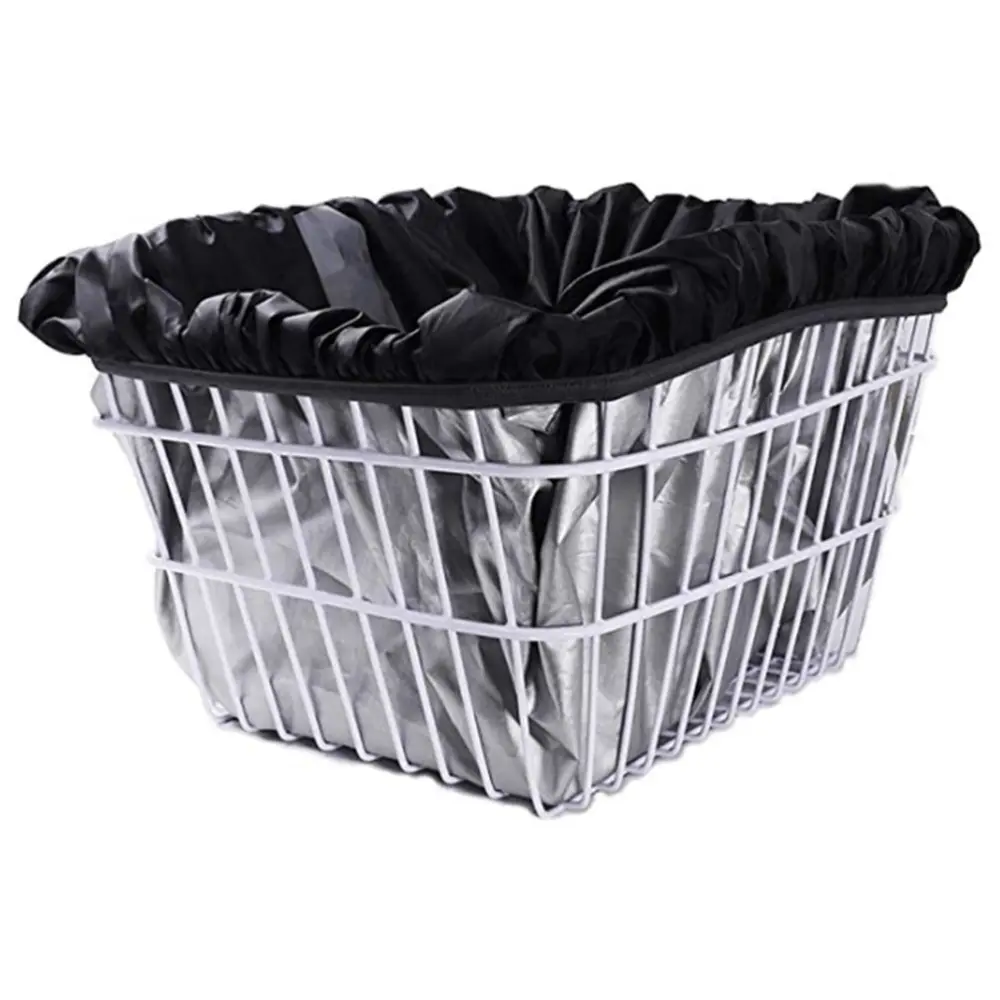 Bike Basket Liner Bike Waterproof Rain Cover Easy Install for Shopping Picnic