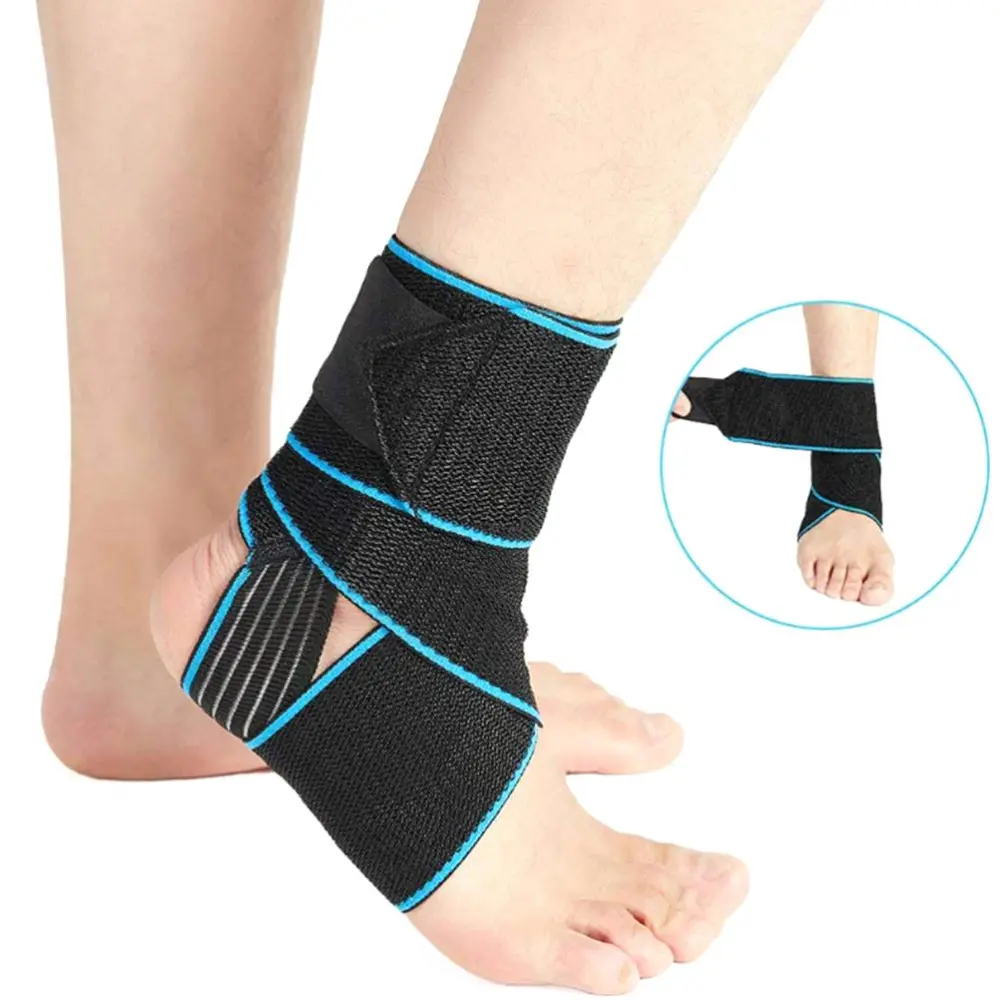 BuyWeek Ankle Brace One Size Ankle Wrap Heel Brace Support for Running Basketball Football and Injury Relief