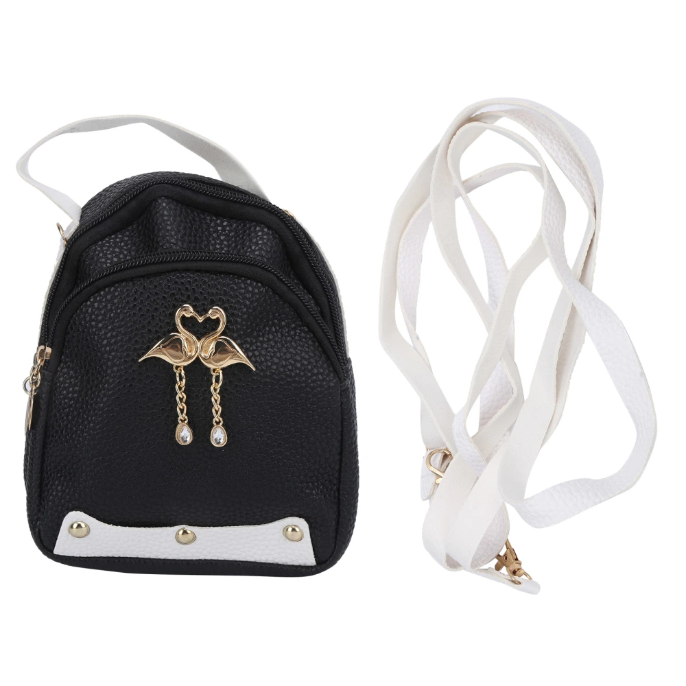 Mini Cute Shoulder Bag for Students and Ladies PU Leather Crossbody Bags with Shoulder Strap